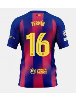 Barcelona Fermin Lopez #16 Replika Hemmakläder 2025-26 Kortärmad